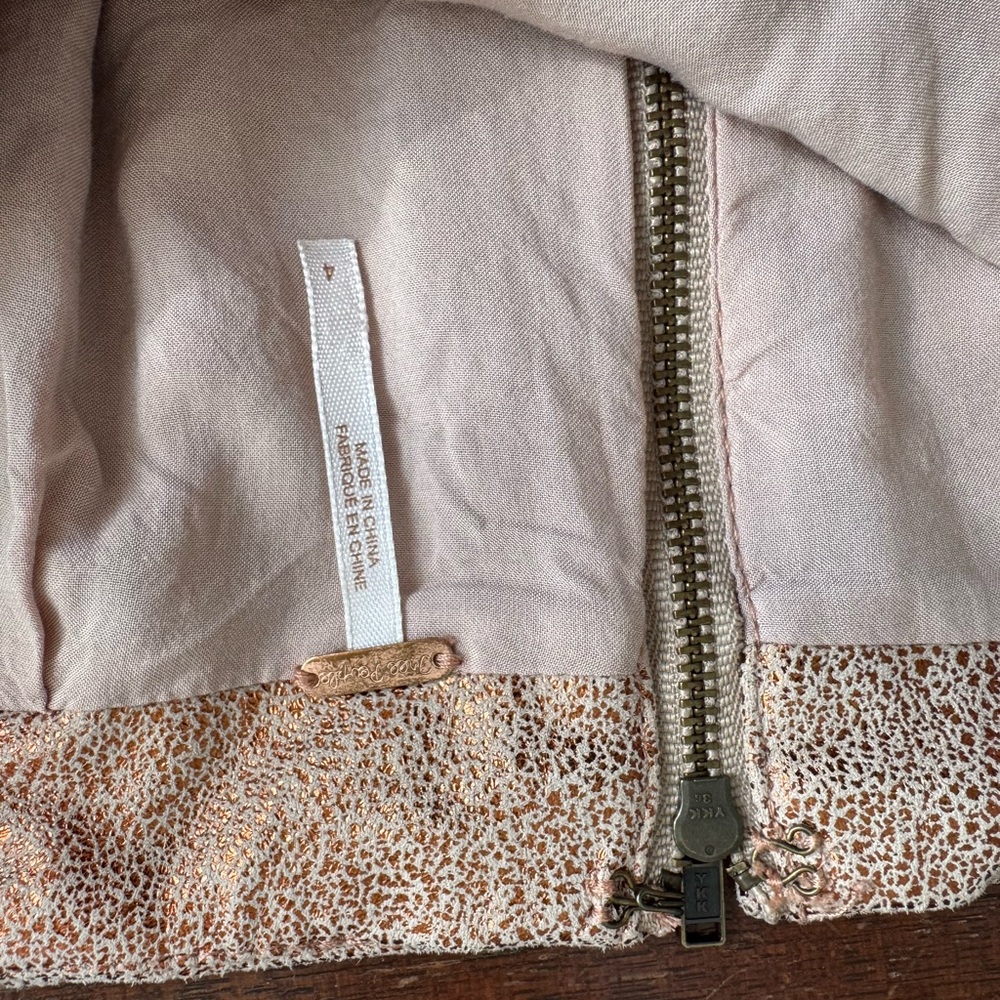 Free People Textured Tan Mini Skirt - Picture 5 of 5